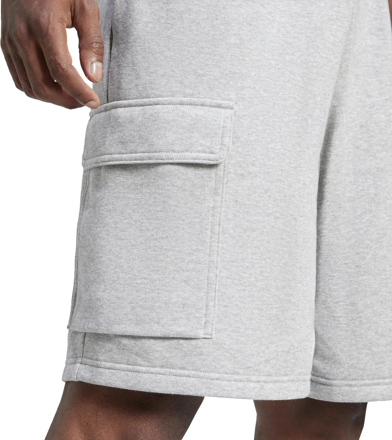 adidas Men's Essentials Feel Cozy French Terry Cargo Shorts