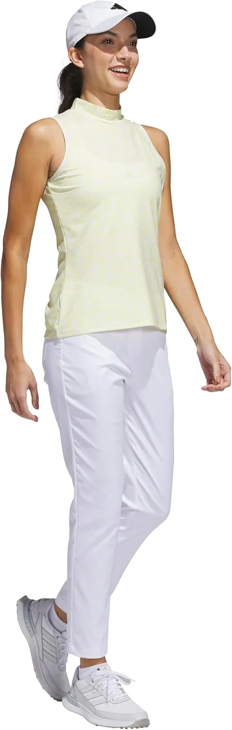 adidas Women's Ultimate365 Mock Neck Sleeveless Polo Shirt