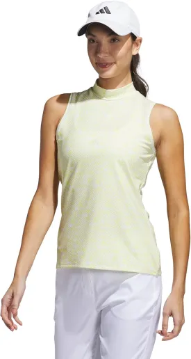 adidas Women's Ultimate365 Mock Neck Sleeveless Polo Shirt
