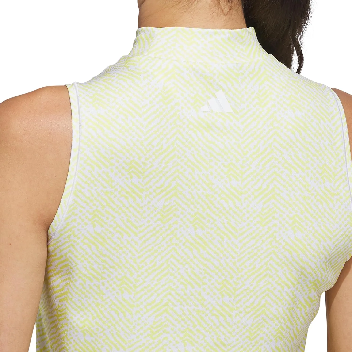adidas Women's Ultimate365 Mock Neck Sleeveless Polo Shirt