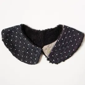 Black with White Mini Dots Bonus Collar S9