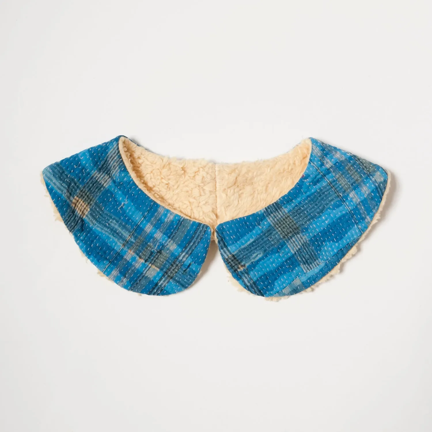 Blue Plaid Bonus Collar S8