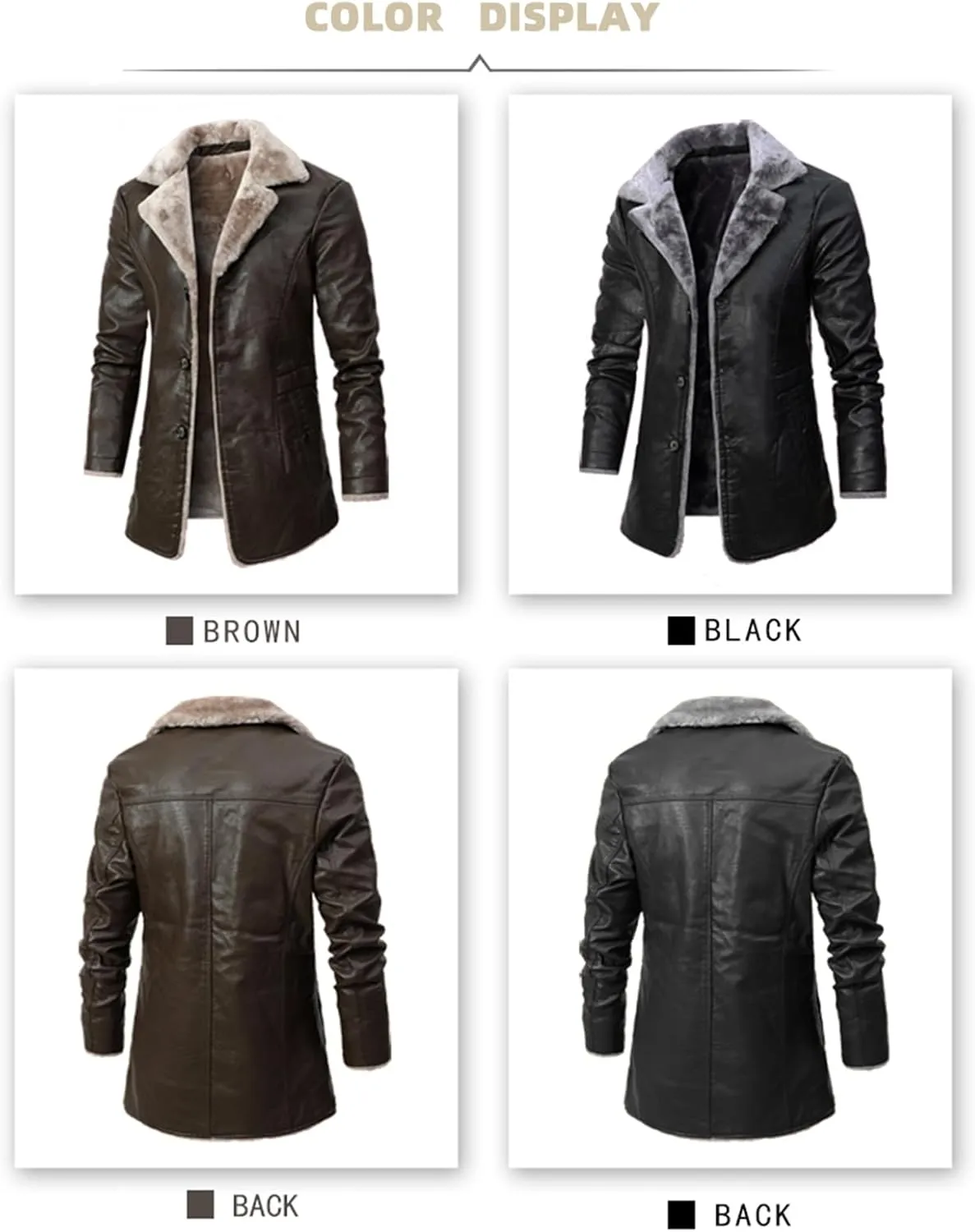 Bomber Faux Leather Jacket Winter Coat For Men Real Shearling B3 Bomber Jacket Winter Padded Windbreaker Necklaces