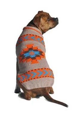 Chilly Dog Sweater Tan Aztec xxsmall SALE