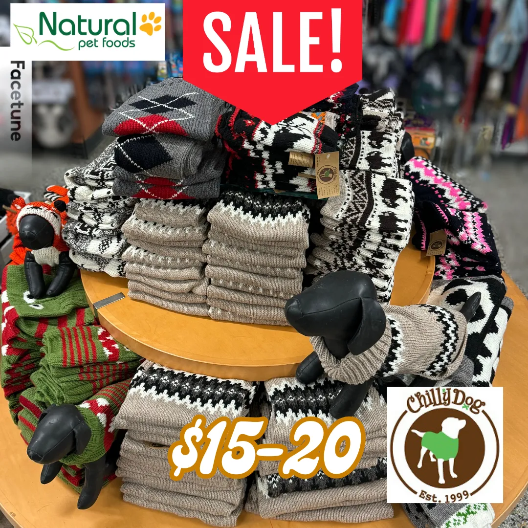 Chilly Dog Sweater Tan Aztec xxsmall SALE
