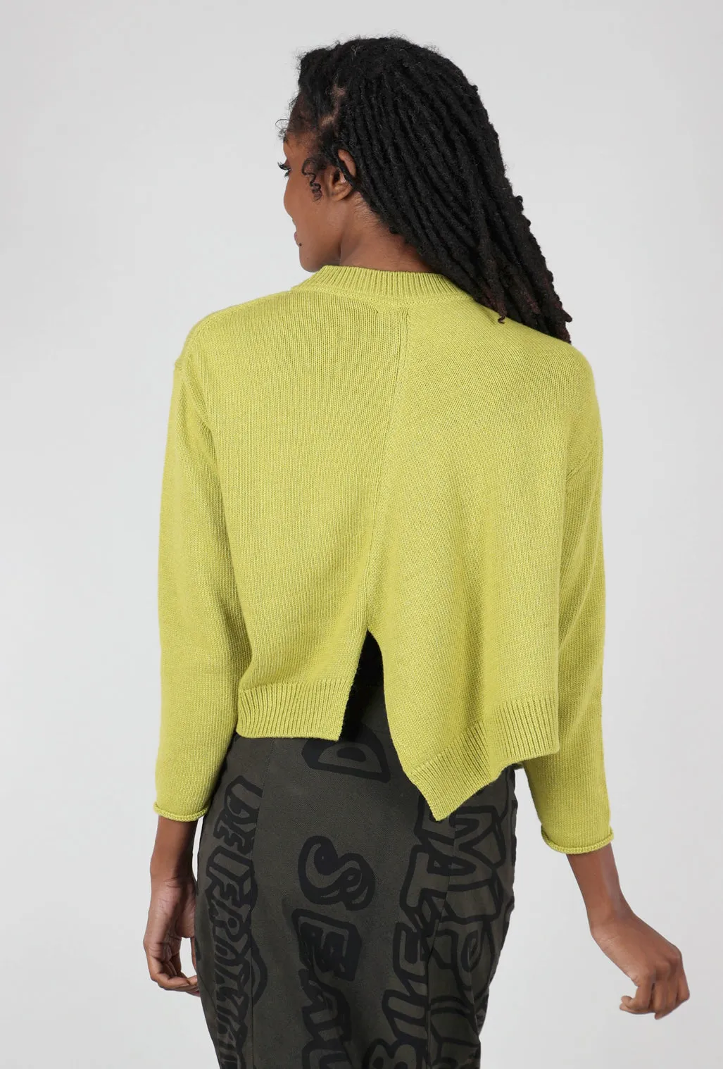 Chunky Asym Cocoon Cardie, Acid