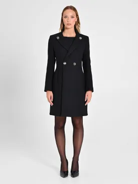 Coat with Stand-Up Collar