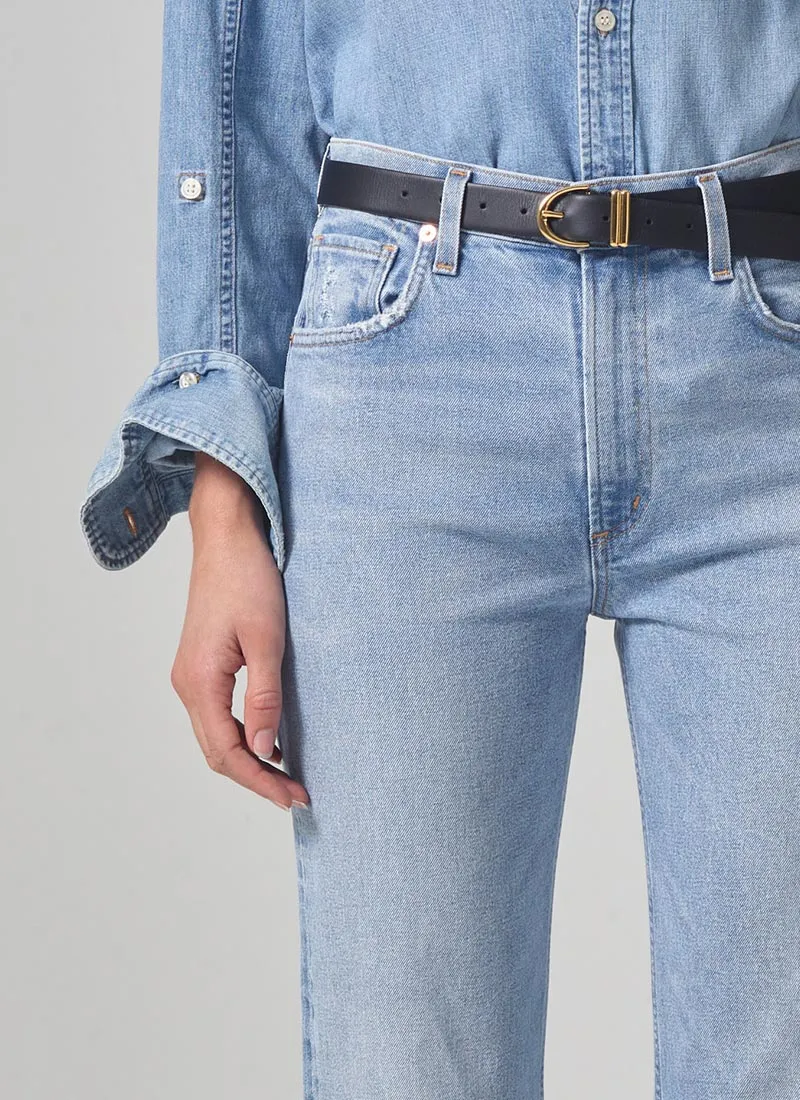Daphne Crop High-Rise Stovepipe Jeans
