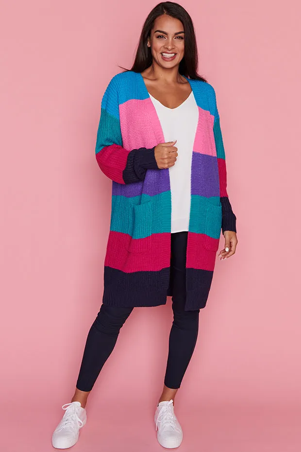 Devi Autumn Hues Long Cardi