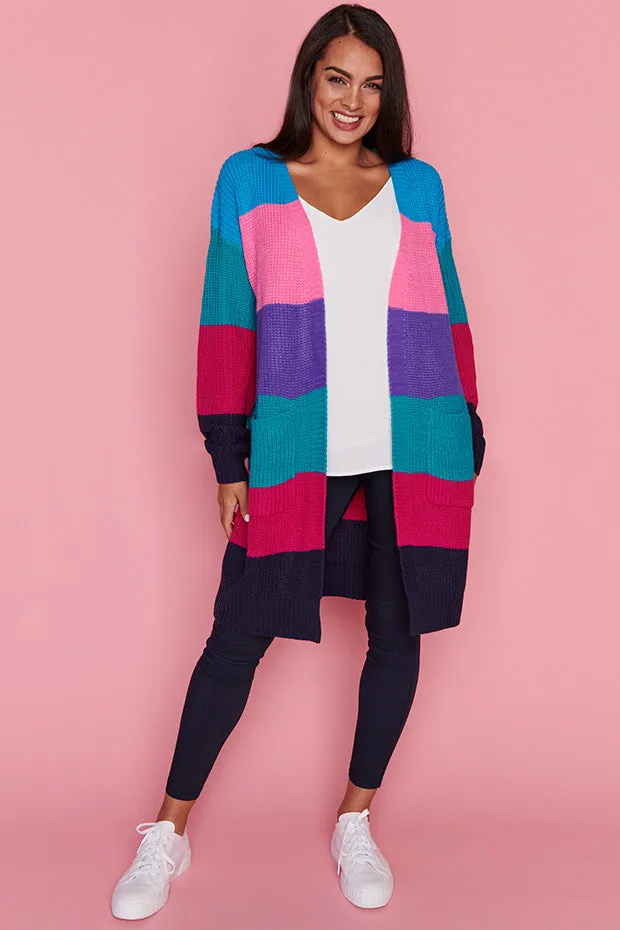 Devi Autumn Hues Long Cardi