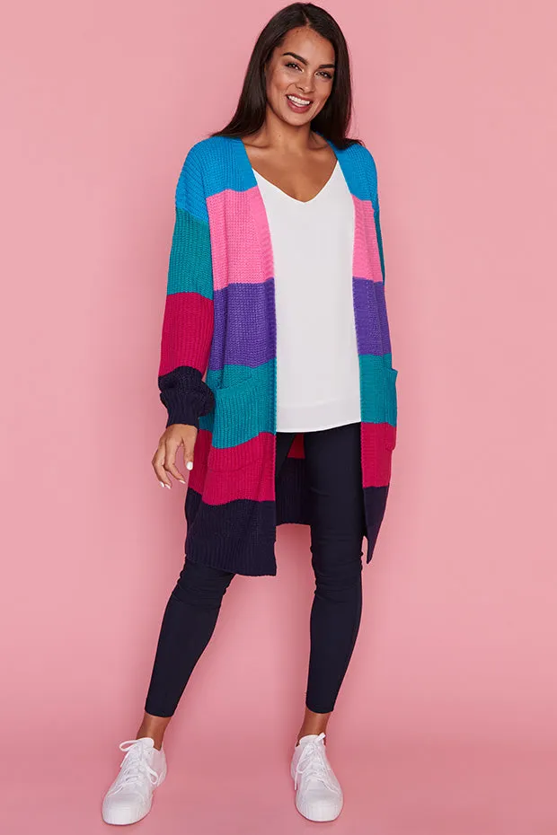 Devi Autumn Hues Long Cardi