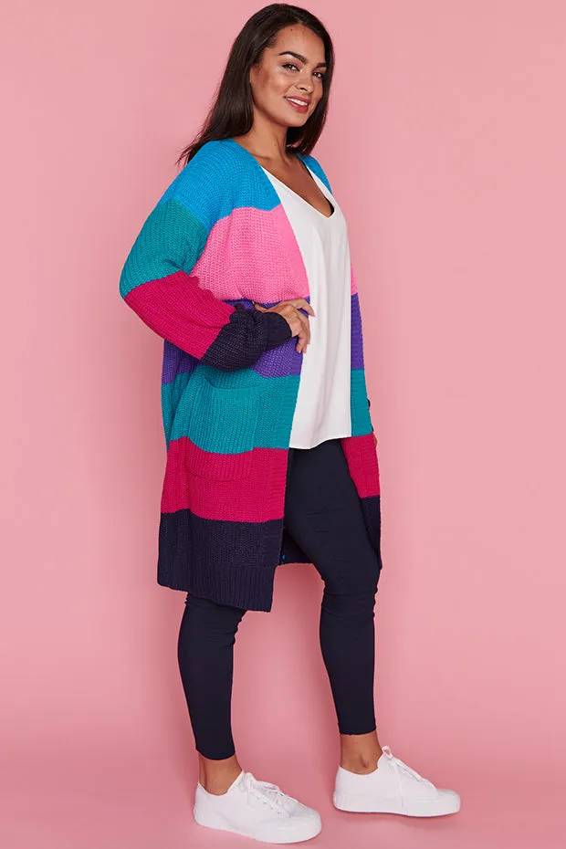 Devi Autumn Hues Long Cardi