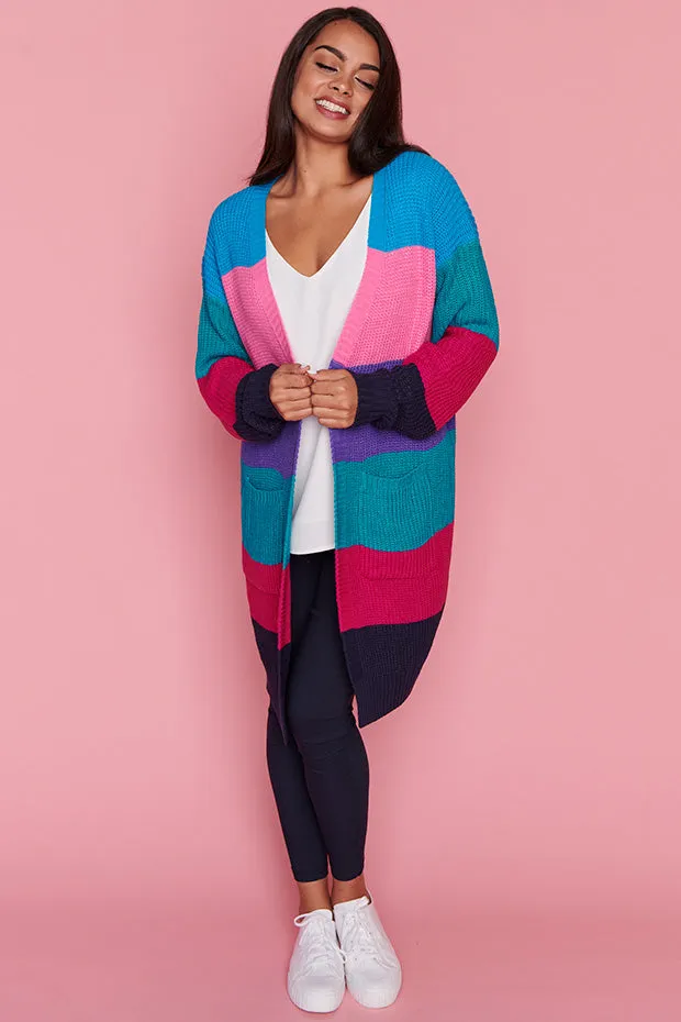 Devi Autumn Hues Long Cardi