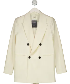 DISSH Cream Oversized Double Breasted Blazer UK 6