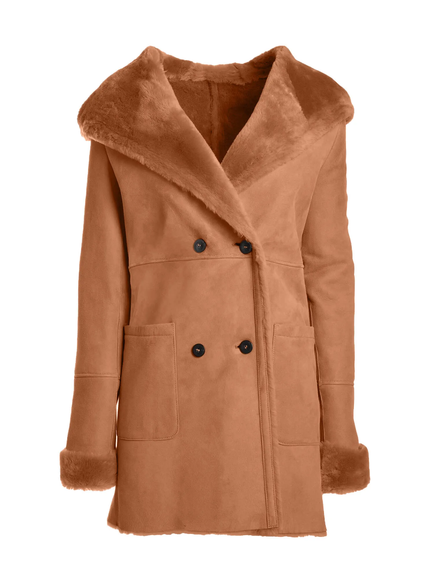 Emma Italian Merino Shearling Sheepskin Coat
