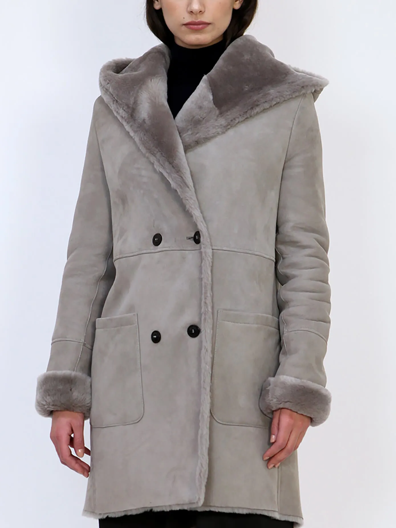 Emma Italian Merino Shearling Sheepskin Coat