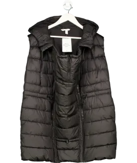 H&M Black Mama Before & After Babywearing Puffer Gilet UK S