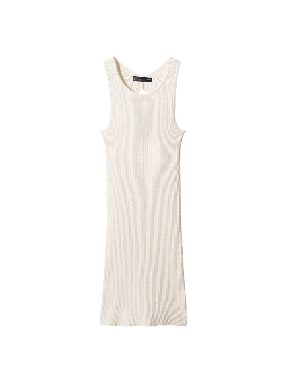 Knitted dress MANGO PASI, light beige