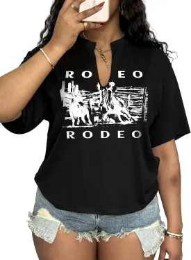 LovelyWholesale Womens Graphic Tees V Neck Short Sleeve T Shirt Loose Casual Summer Tops