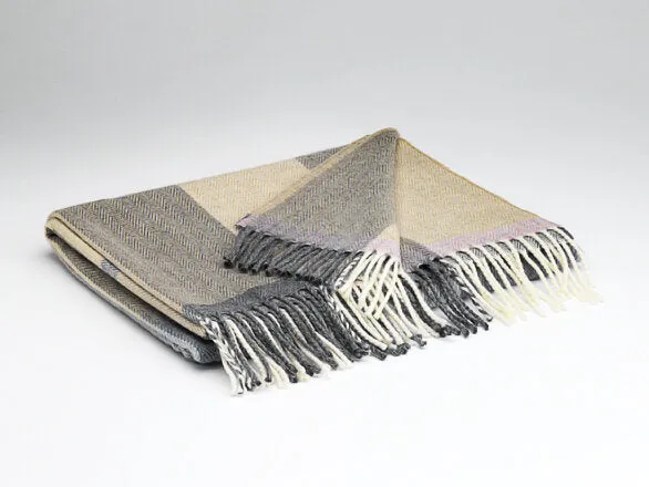 Mcnutt Pashmina Wrap | Lilac Stripe
