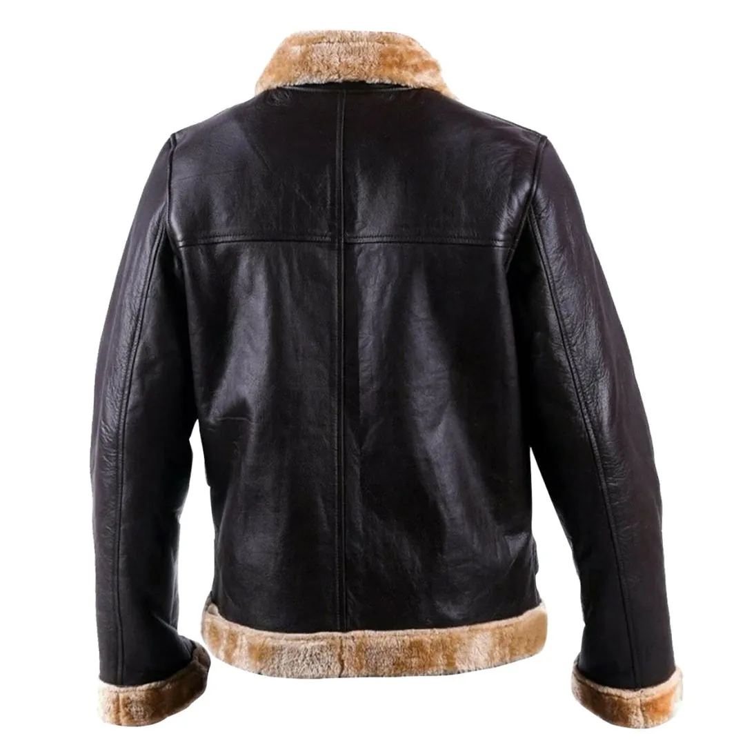 Men's B3 Faux Shearling Sword Leather Jacket