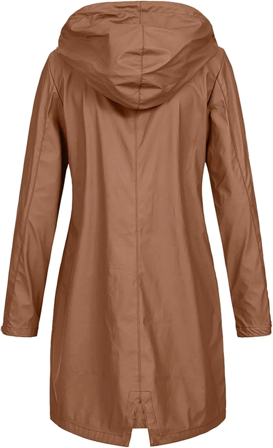 Rain Jackets for Women Oversized Waterproof Long Raincoats Windbreaker Casual Lightweight Outdoor Hooded Trench Coats