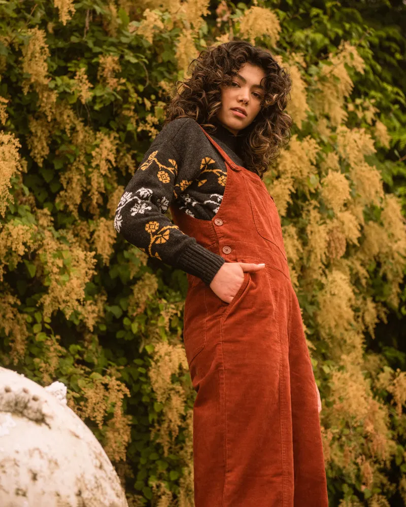 Recycled Wool Floral Stripe Sweater
