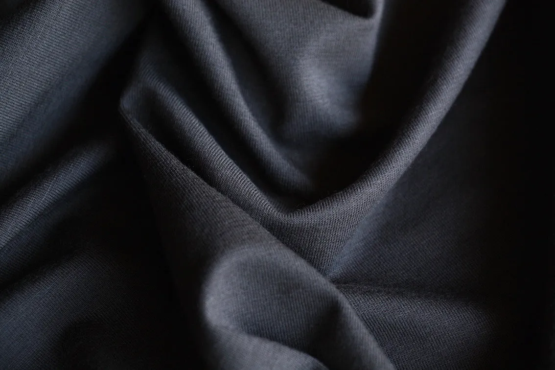 Remnant of Bamboo Jersey Knit - Storm (250gsm)