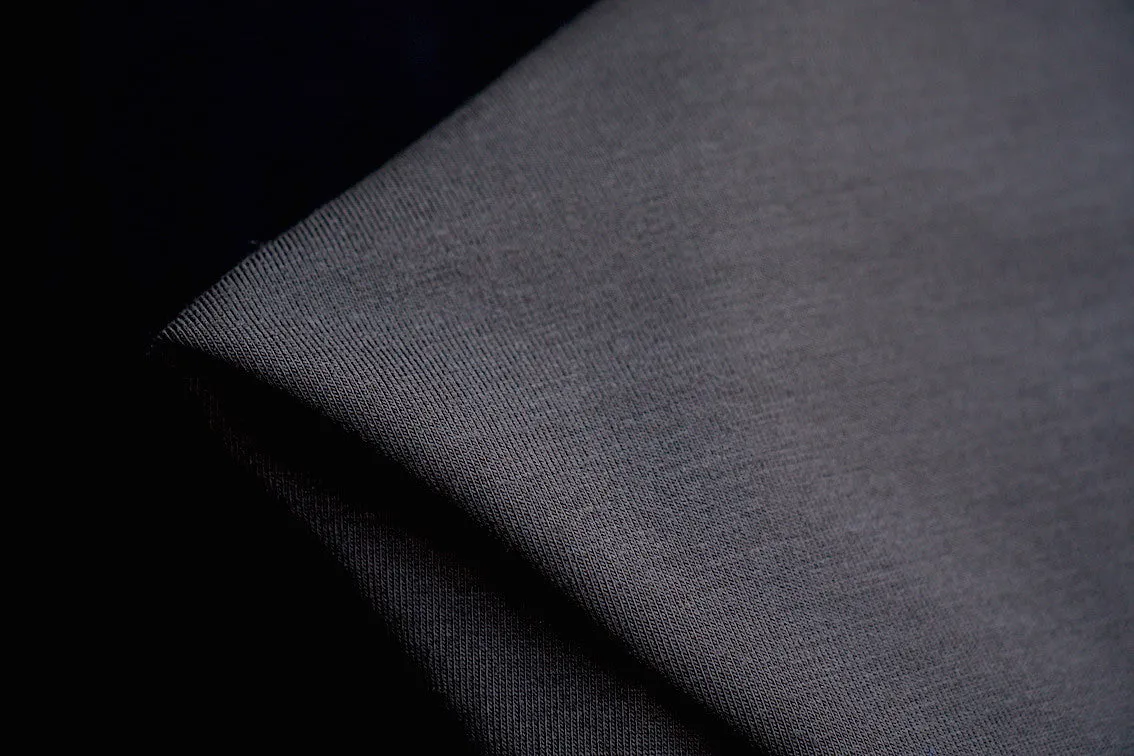 Remnant of Bamboo Jersey Knit - Storm (250gsm)