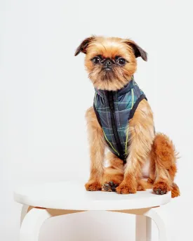Reversible AiryVest in Hunter Plaid   Neon Yellow (DOG & CO. Exclusive)