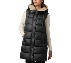 Sherpa Lined Puffer Vest Black
