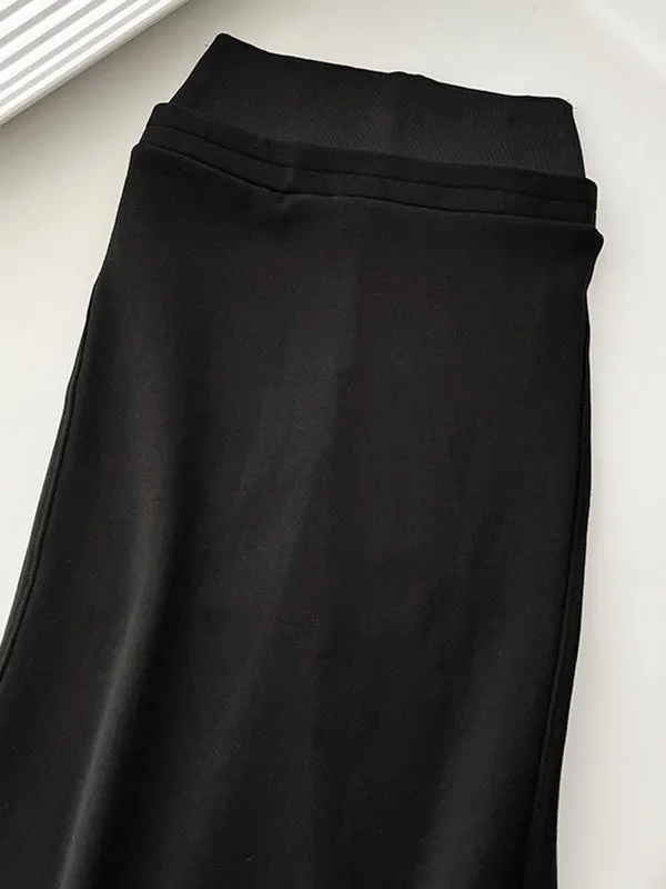 Split-Joint Velvet High Waisted Mermaid Skirts Bottoms