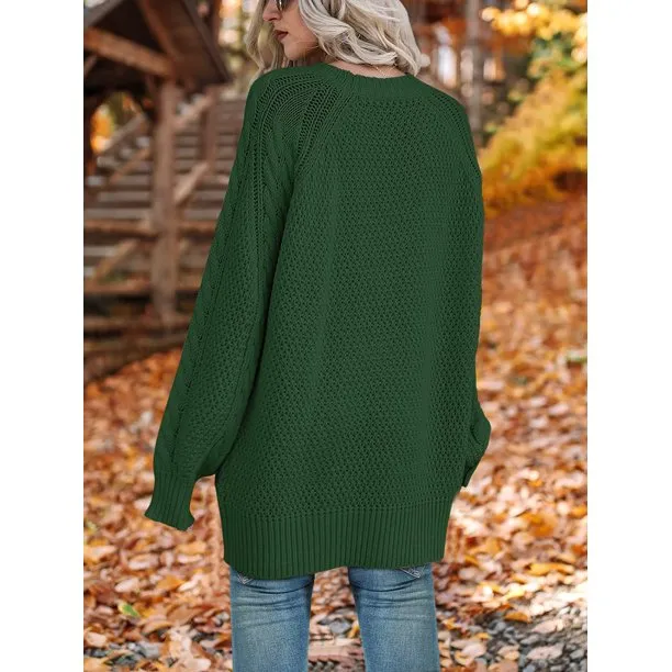 Women Oversized Sweaters Chunky Knit Pullover Sweater