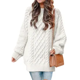 Women Oversized Sweaters Chunky Knit Pullover Sweater