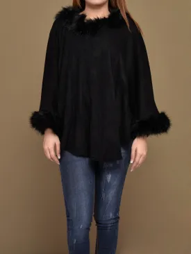 Woolen Fur Cape