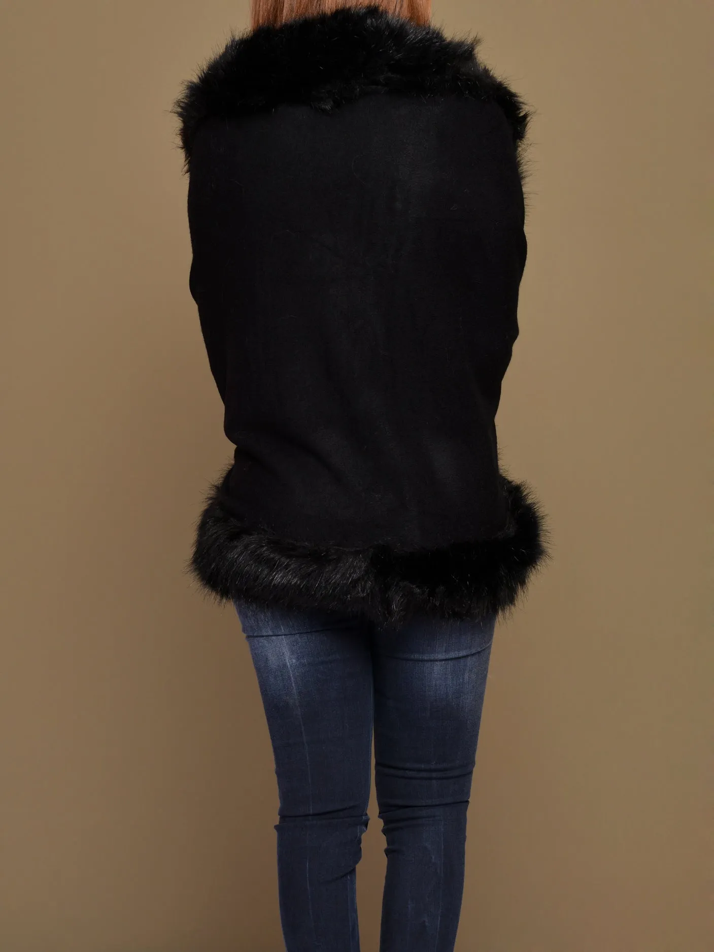 Woolen Fur Shawl